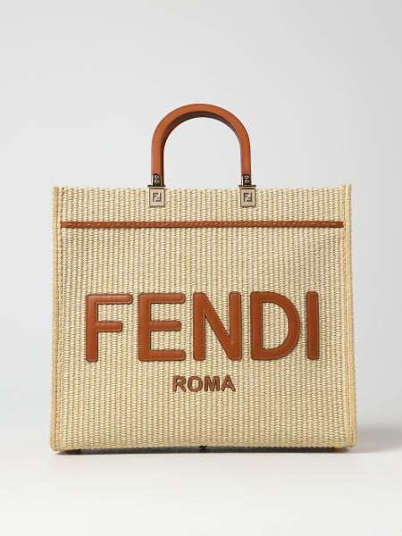 fendi borse paglia|borse in pelle donna.